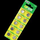 GP LR44 A76 1.5V Cell Button Batteries 10-Pack