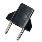 Flat to Round Power Plug Convertor